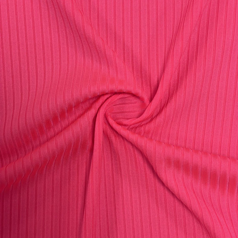 Soft Ribbed Knit Fabric